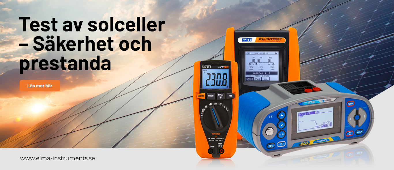 Test av solceller – Säkerhet och prestanda